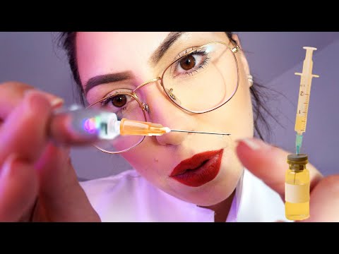 ASMR APLICANDO BOTOX EM VOCÊ  *Vídeo relaxante