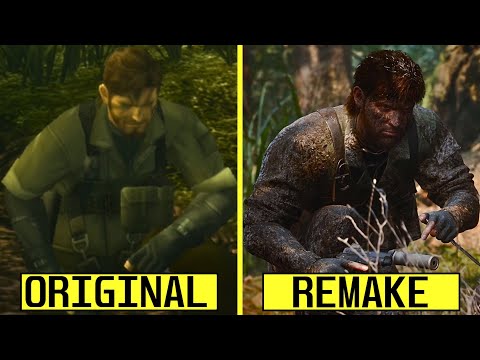 Metal Gear Solid 3 Remake vs Original Early Graphics Comparison | METAL GEAR SOLID ?: SNAKE EATER