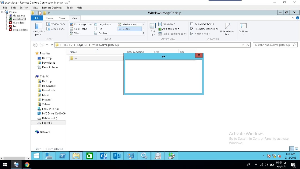 54 Exchange Database Backup part6 YouTube