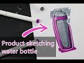 How to sketch a drink bottle
