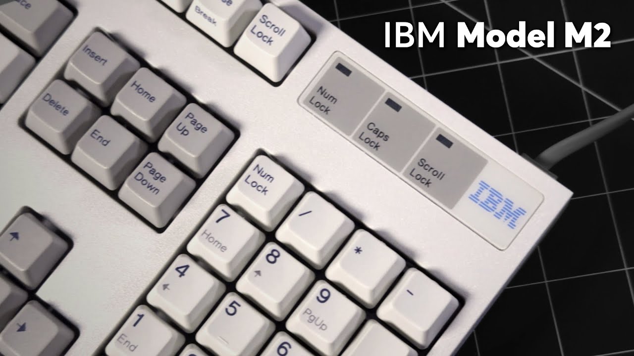 IBM Model M2 Sound Test | Vintage Buckling Spring Keyboard Review