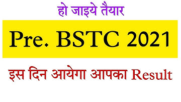 pre. bstc result 2021 update