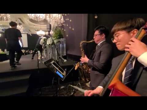 소공동 롯데호텔 크리스탈볼룸 결혼식연주 Mo better bluse 재즈4중주 웨딩연주 결혼식음악