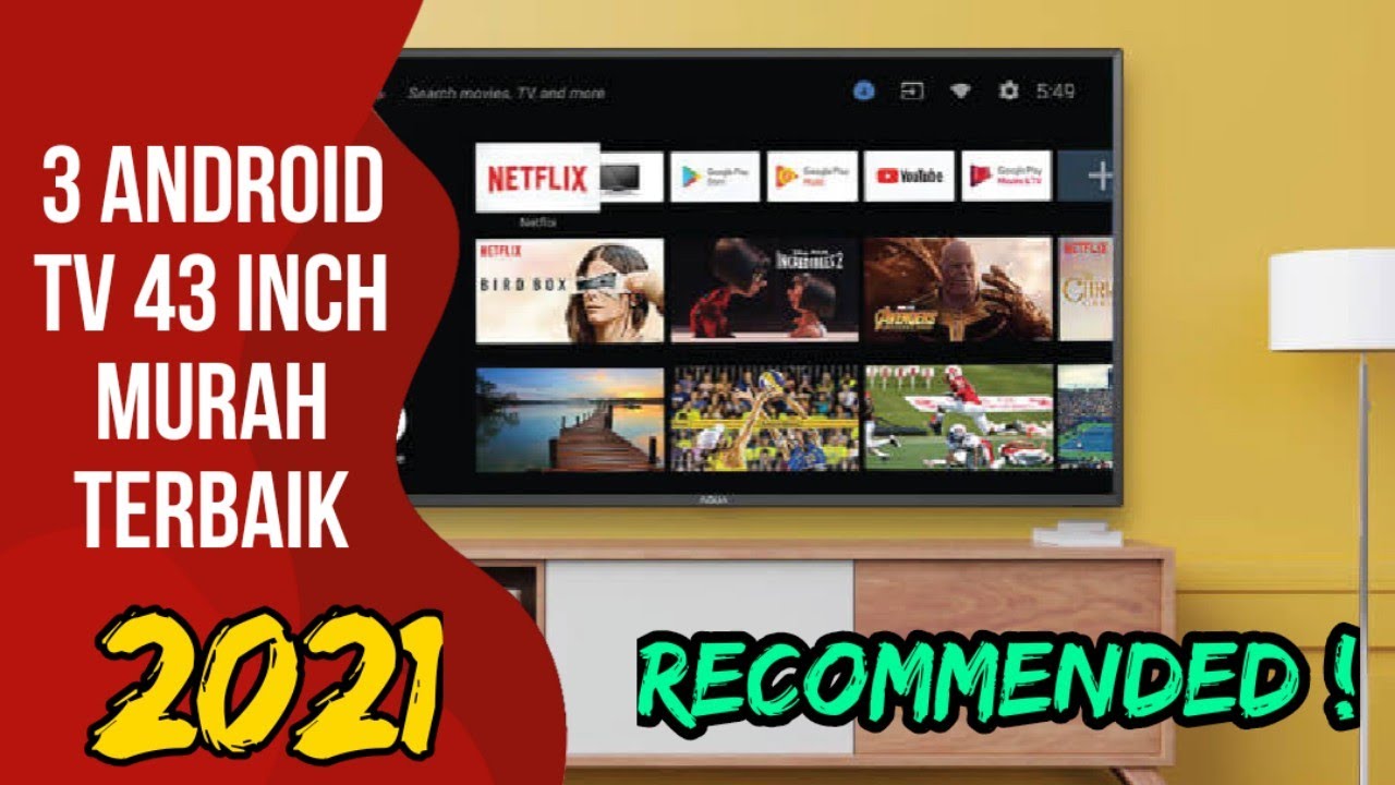 3 Android Tv 43 Inch Murah Dan Terbaik Pilihan Kami Beli Ini Aja Youtube