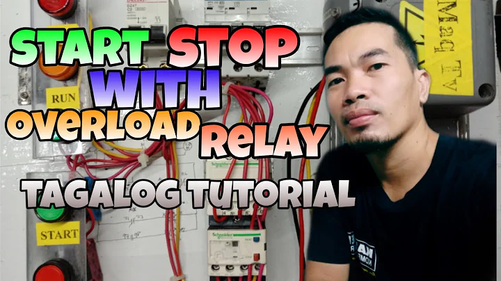 Start Stop With Overload Relay || Wiring Diagram || Basic Motor Control