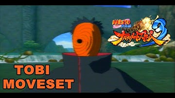 Naruto Ultimate Ninja Storm 3 Tobi Moveset + Awakening + Ougi