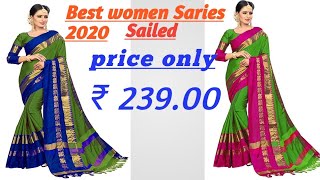 #amzonSopingindia.#VAIVIDHYAM Women's Cotton Saree with blouse piese (SAREE_FOR_WOMEN'S 2020 screenshot 5