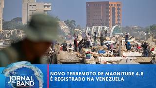 Novo terremoto de magnitude 4.8 é registrado na Venezuela | Jornal da Band