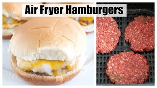 How to make AIR FRYER HAMBURGERS