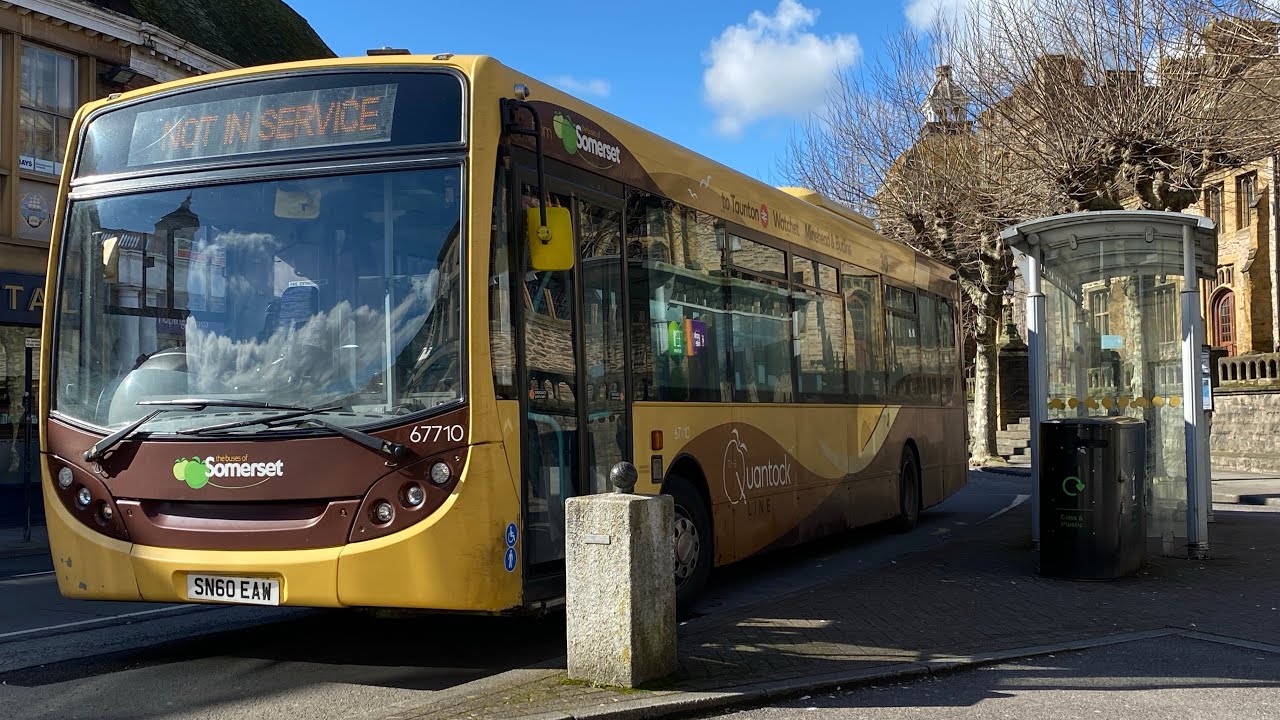 A Few Buses & Coaches in Taunton 3/3/24 1080p 60fps
