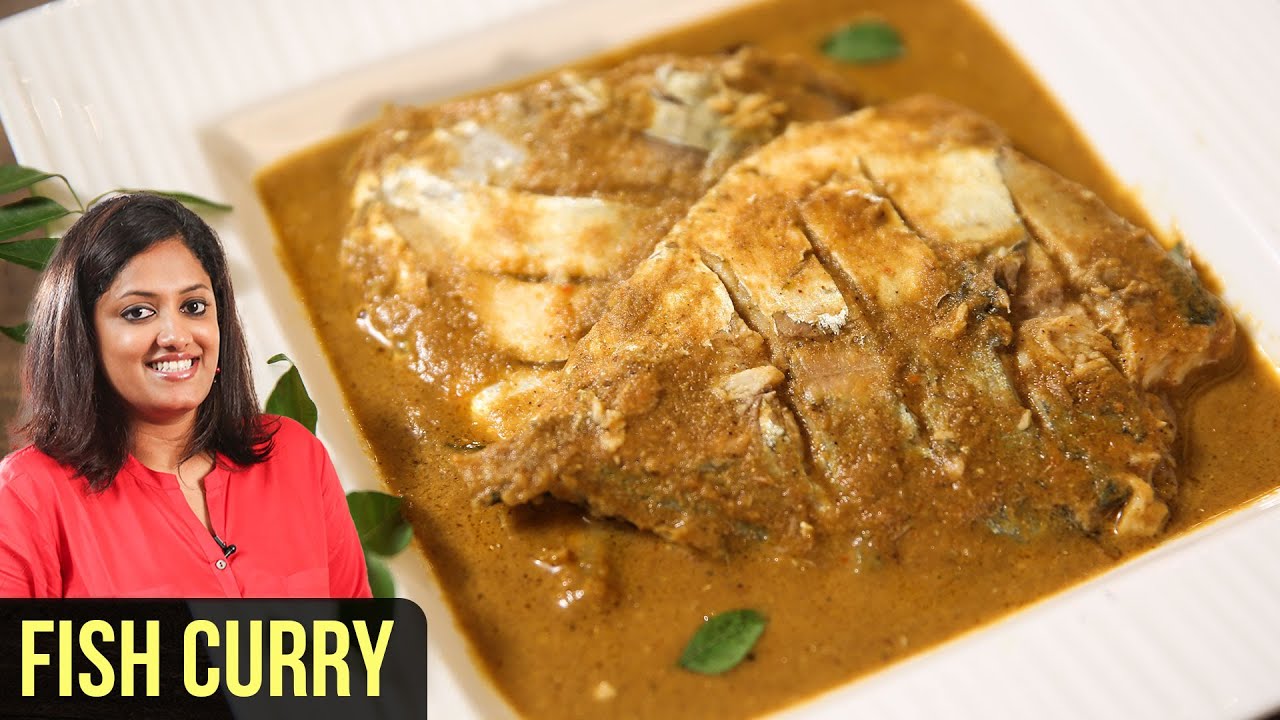 Kerala Fish Curry Recipe | How To Make Pomfret Fish Curry | 