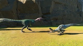 Blue (Velociraptor) VS Austroraptor - Jurassic World Evolution 3