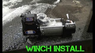 Installing A Winch On A Car Trailer Installing A Winch On A Car Trailer