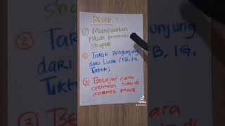 resep rahasia supaya toko shopee laris manis!!