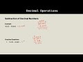 GED Math Unit 4.2: Arithmetic Operations of Decimal Numbers