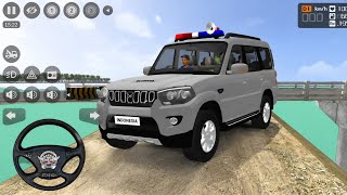 🚔Mahindra Scorpio Police Car Driving |Speed Breaker Mod Map |Bus Simulator Indonesia