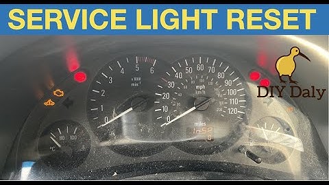 Vauxhall Combo Service light / INSP Reset procedure