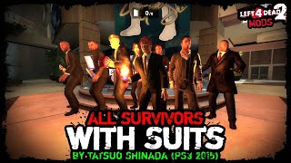 All survivors with suits by Tatsuo Shinada (PS3 2015) - Left 4 Dead 2 #l4d #l4d2 #gaming #mods