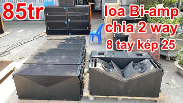 Dàn array bãi SPE LA5 cực gấu chỉ 85tr, loa Bi-amp oánh chia way . lh DVH Audio 0363553277