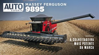 Massey Ferguson 9895 custa R$ 3,5 MILHÕES e colhe mais de 70 TONELADAS de MILHO por hora
