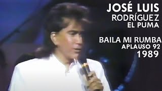 Kilómetros envidia Kent José Luis Rodríguez El Puma | Baila mi rumba | Aplauso 92 | 1989 - YouTube