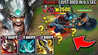 TRYNDAMERE MID IS THE MOST BROKEN THING I'VE EVER PLAYED... (LITERAL 1V5 CARRY)