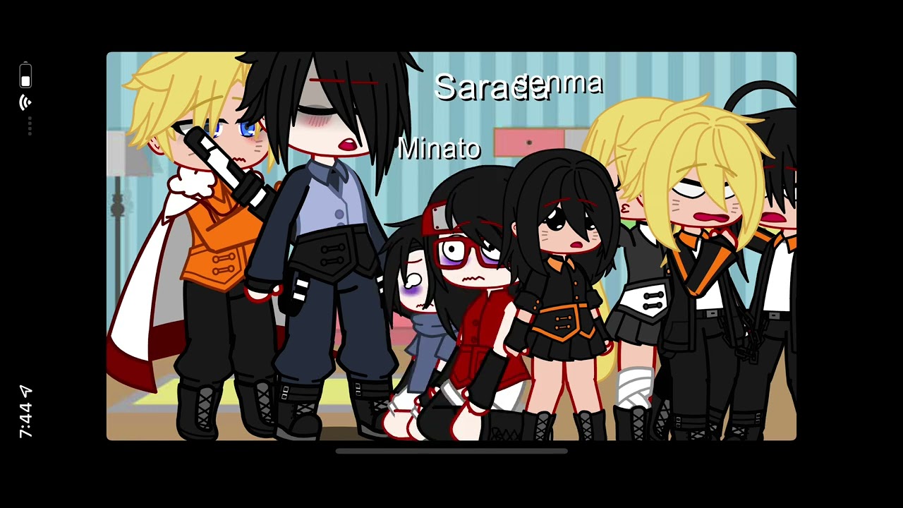  Part 2 Of kiss Me I SAID SIT Meme Gacha Club Sasunaru YouTube