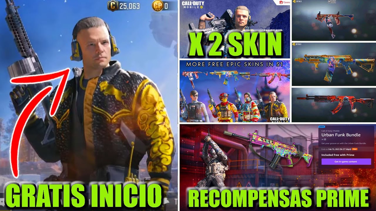 TODOS LOS PERSONAJES Y ARMAS GRATIS DE LA TEMPORADA 1 MÁS RECOMPENSAS ...