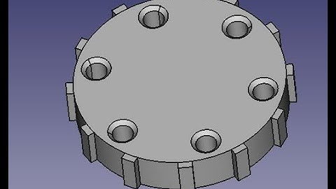ARRAY CIRCULAR FREECAD