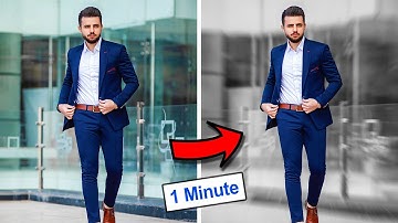 Color Splash Effect In Photoshop - Make Black & White Blur Background Effect in Photoshop