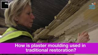 Plaster moulding and colouring