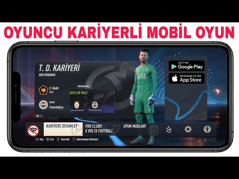 OYUNCU KARİYERLİ EN İYİ İNTERNETSİZ MOBİL FUTBOL OYUN! Trendyol Süper Lig Kariyer Mod Android için