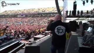 Matt on Stage at Rock on the Range - Day 3