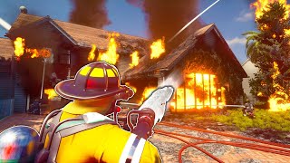 We fought a fire in the new Firefighting Simulator! screenshot 3
