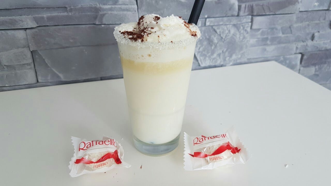 Rezept für ein heißen Raffaello Shake ( mit oder ohne Sahne) - YouTube