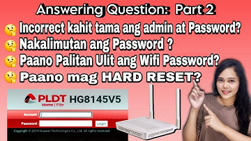 Paano mag HARD RESET sa PLDT WIFI dahil nakalimutan ang Password? #Hardreset #changePassword #pldt