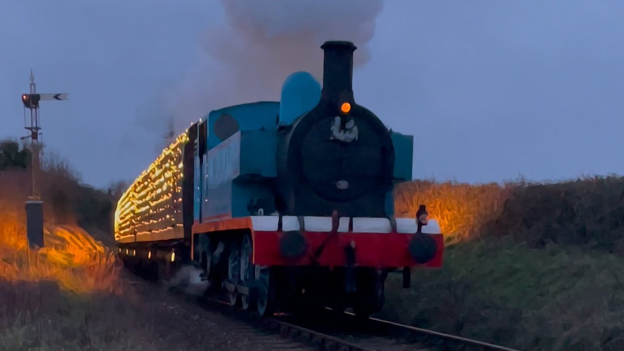 A Really Useful Engine Hauls Steam Illuminations On The Watercress Line | RIP Britt Allcroft 4/1/25