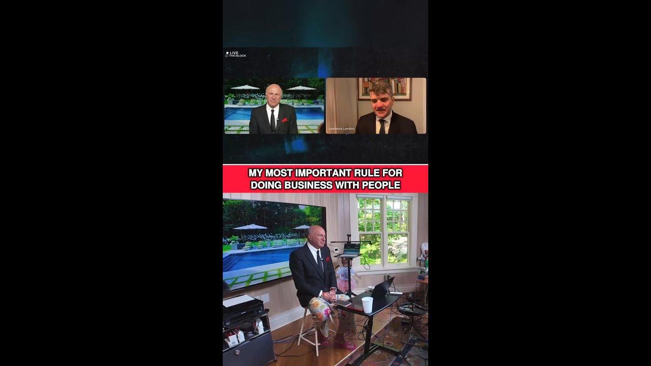 My most important rule for doing business with people 