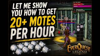 20+ MOTES PER HOUR! 😱 This Farm Is INSANE! | EverQuest Legend