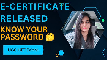 UGC NET DEC 2022 e certificate