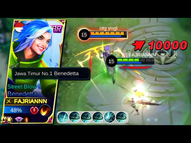 BENEDETTA DANGEROUS BUILD | TOP GLOBAL BENEDETTA | MOBILE LEGENDS class=