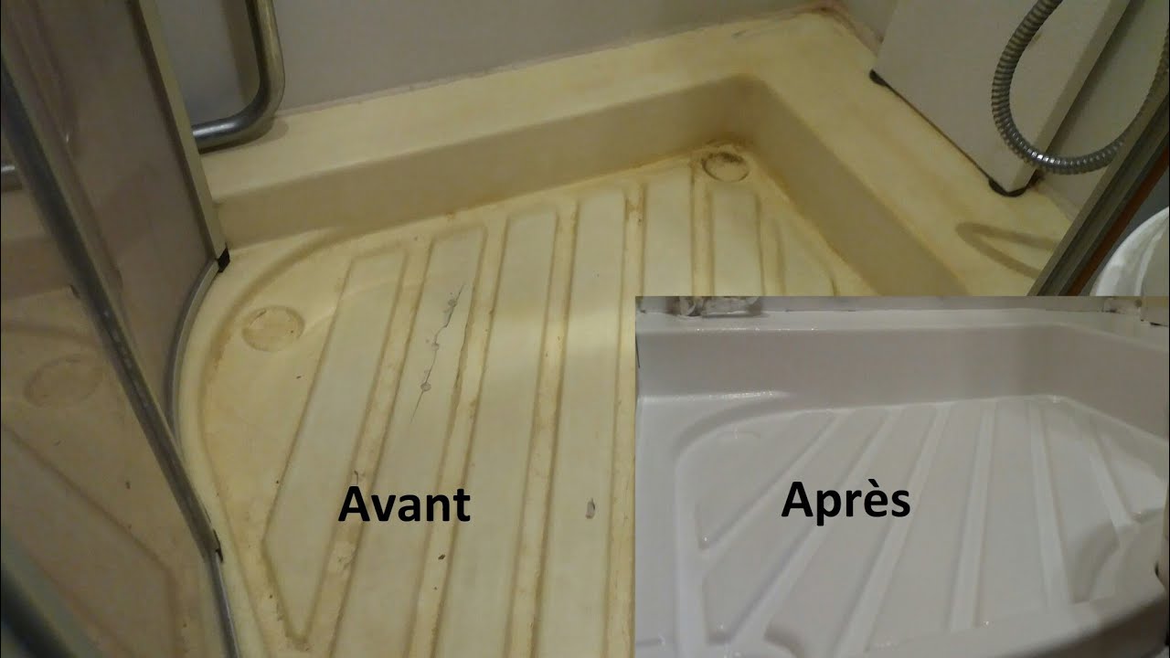 Démontage et reparation du bac de douche de mon camping-car 