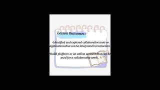Module 3 . Lesson 4 ; Technology Collaborative Tools in Digital World