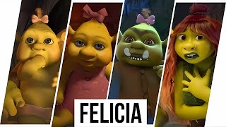 Felicia Evolution / Shrek and Fiona's daughter (2007-2026) | Shrek 5 | CİNEVOLUTİON LAB | #shrek5