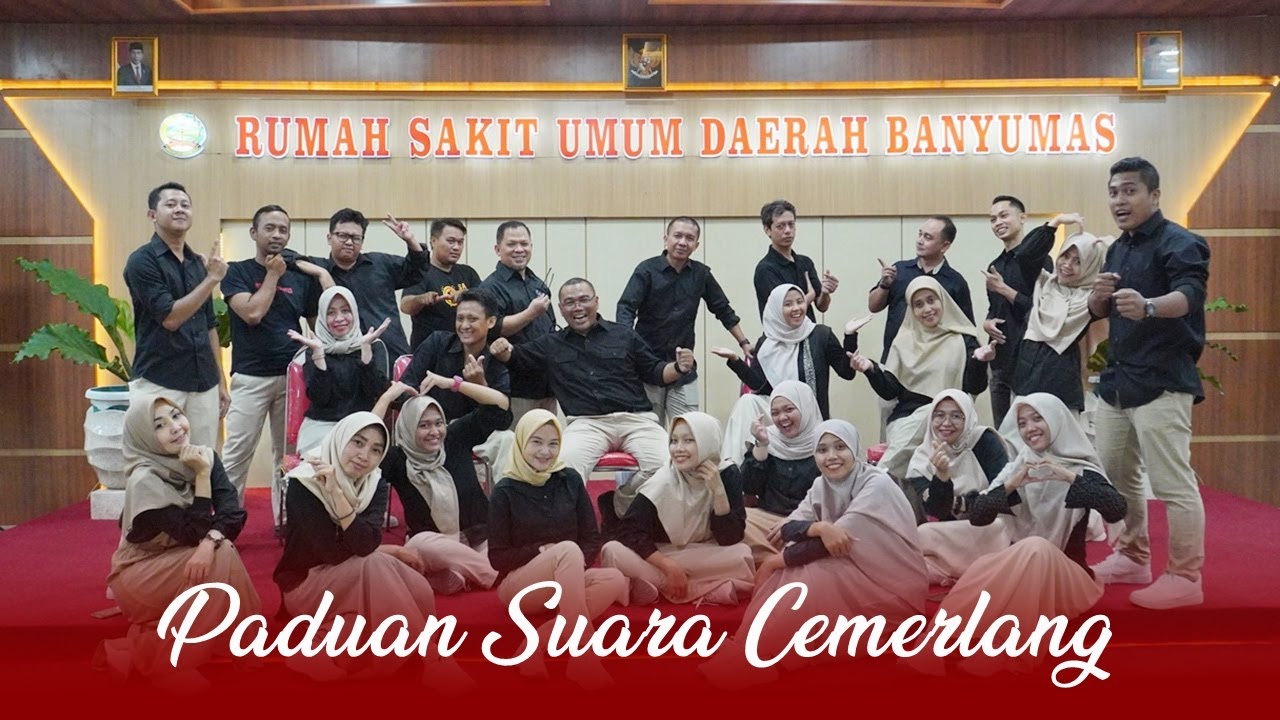 Lagu Fajar Harapan (Ismail Marzuki) & Manusia Kuat Cipt Tulus - Paduan Suara Cemerlang RSUD Banyumas