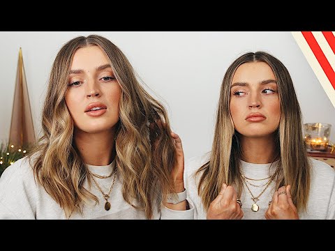 The EASIEST Loose Beachy Waves Hair Tutorial 🌊