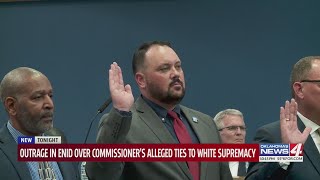 Outrage in Enid over commissioner's alleged ties to white supremacy