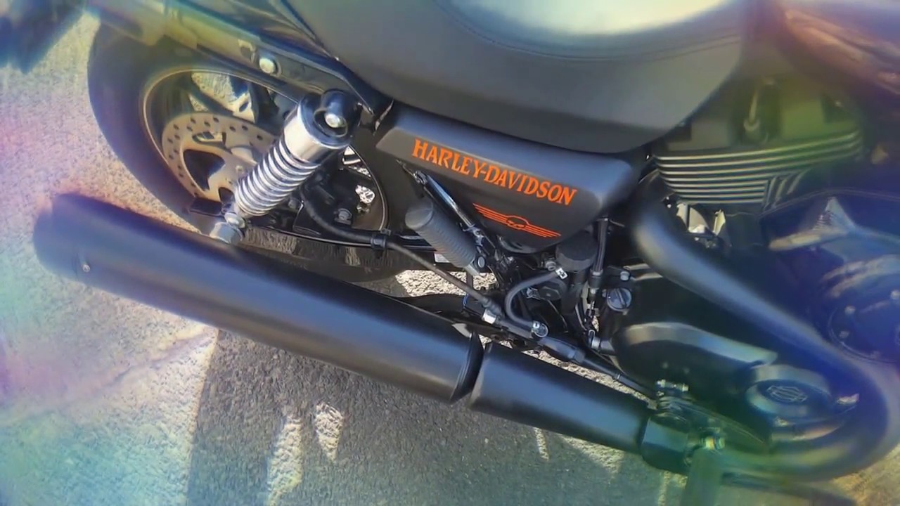 Speed Merchant Muffler installed on my Harley Davidson Street 750