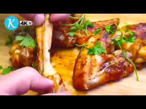 Видео: Как да готвя пилешки крилца със соев сос, мед и вино