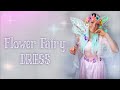 DIY Fairy dress 🧚‍♀️ making a  Flower Fairy Dress